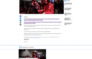 gaming in turkey newsroom anadolu ajansı english 22042022