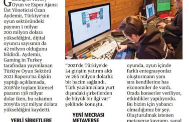 gaming in turkey newsroom yeni safak 26042022