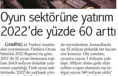 Gaming in Turkey Newsroom Turkey Game Market 2022