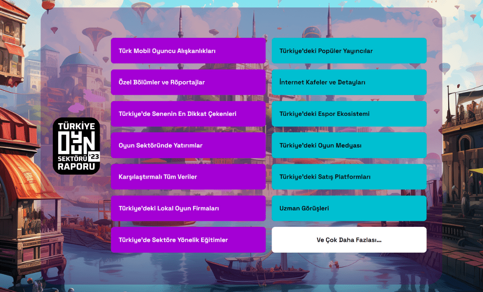 Türkiye Oyun Sektörü Raporu 2023