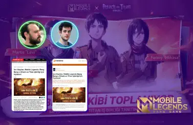 Mobile Legends: Bang Bang x Attack on Titan Influencer & PR Project