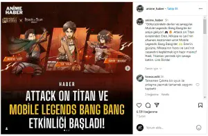 Mobile Legends: Bang Bang x Attack on Titan Influencer & PR Project