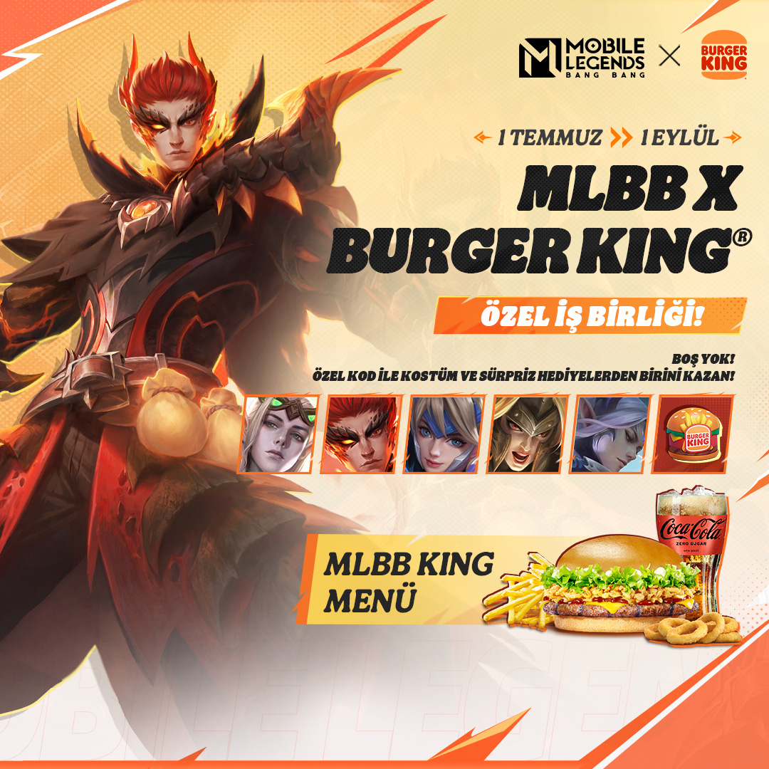 Burger King MLBB King Menü Kampanyası