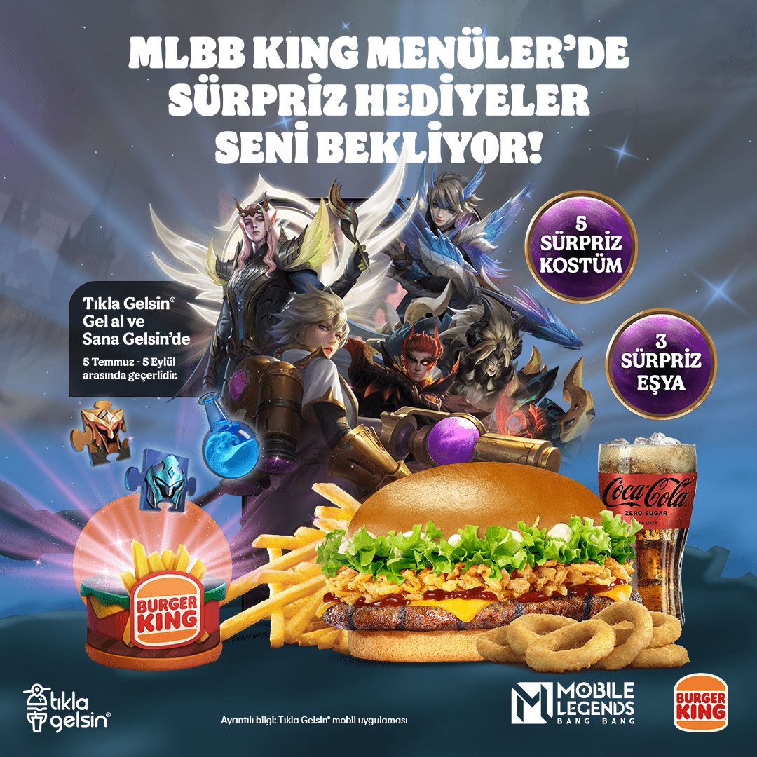 Burger King MLBB King Menü Kampanyası