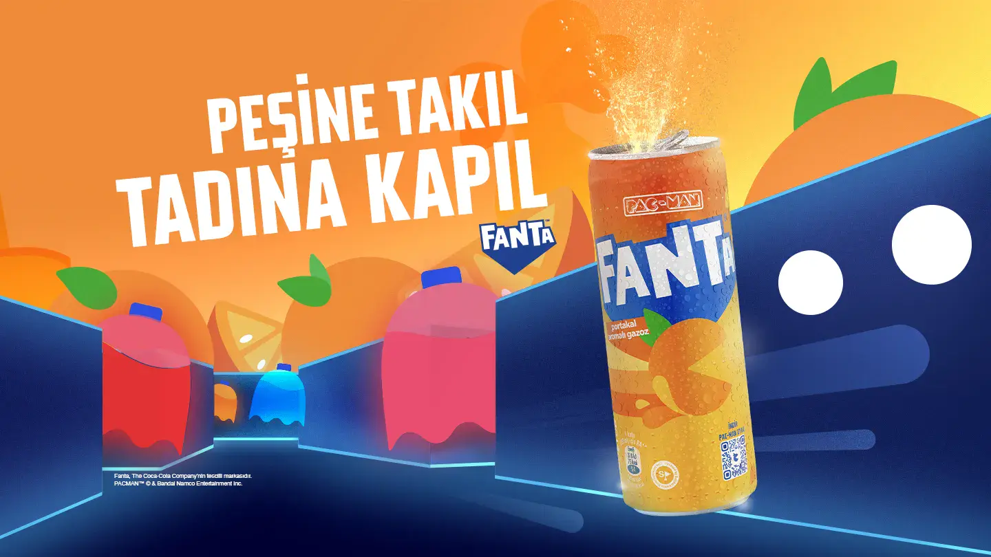 Fanta x Pac-Man Collaboration Influencer Marketing Campaign