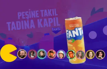 Fanta x Pac-Man Collaboration Influencer Marketing Campaign