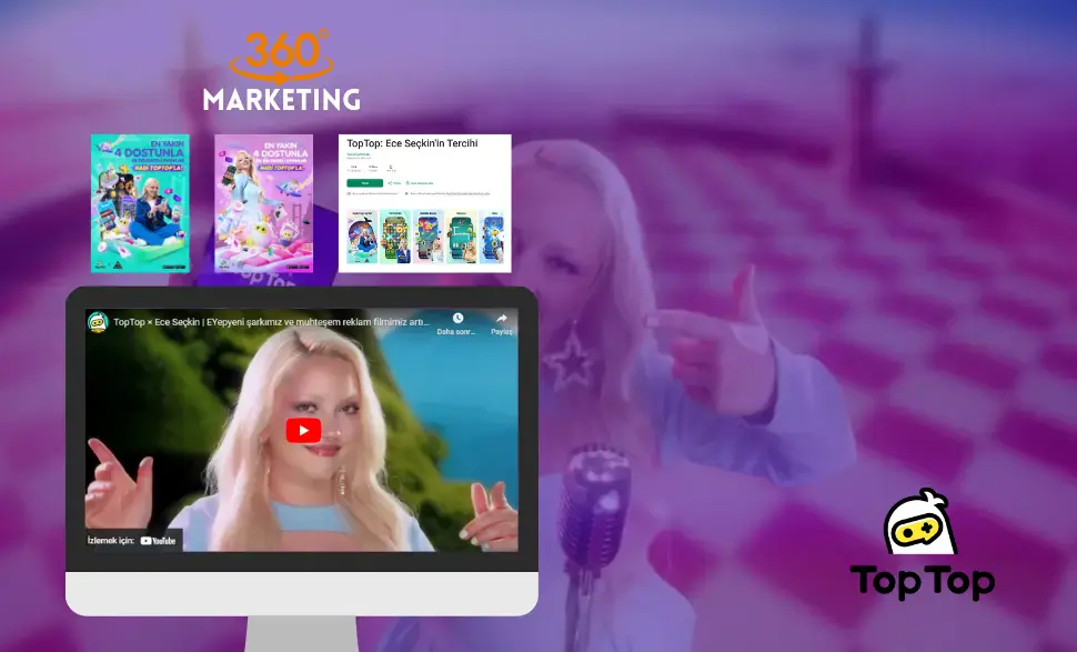 TopTop Ece Seçkin's Choice 360° Digital Marketing Campaign