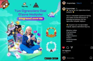 TopTop Ece Seçkin's Choice 360° Digital Marketing Campaign